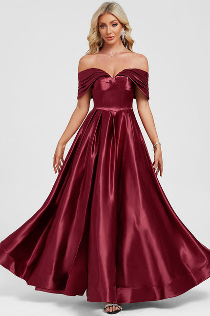 Robe Chic Bordeaux Élégante