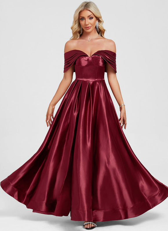 Robe Chic Bordeaux Élégante