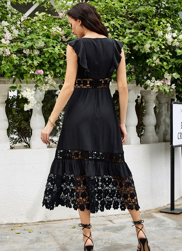 Robe Chic Dentelle Midi - gallery 6