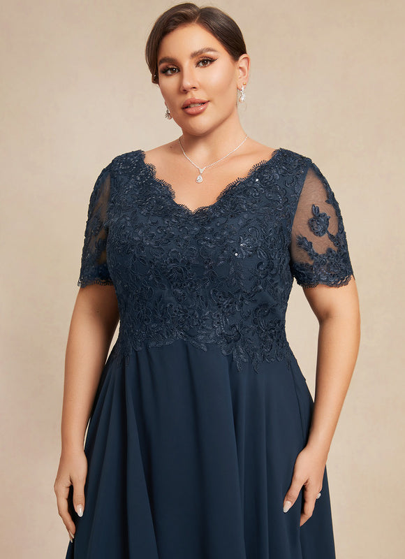 Robe Chic Émeraude Dentelle - gallery 8