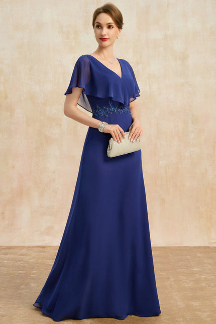 Robe Chic Vaporeuse Bleu - gallery 4