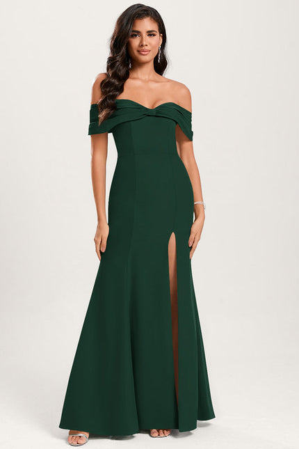 Robe Chic Verte Élégance Longue