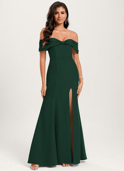 Robe Chic Verte Élégance Longue