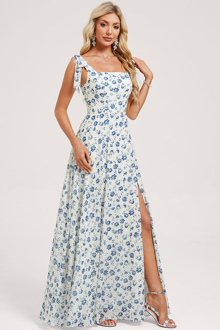 Robe Chic Longue Verte Élégante - gallery 2