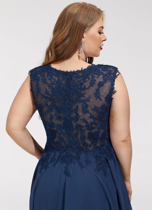 Robe Chic Noire Dentelle V-Cou Élégant - gallery 7