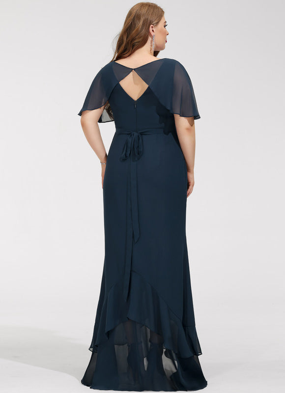 Robe Chic Mousseline Asymétrique - gallery 9