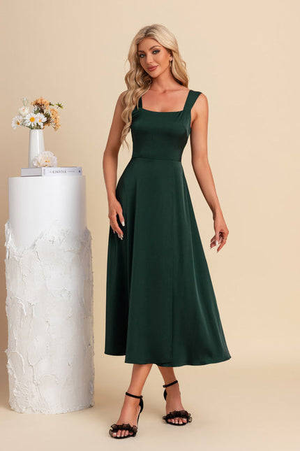 Robe Chic Satinée Midi - gallery 4