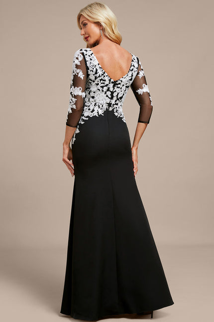 Robe Blanche Et Noire Chic - gallery 6