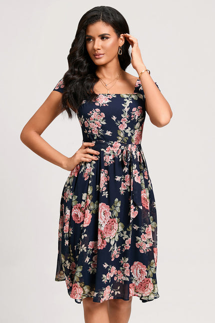 Robe Chic Florale Marine - gallery 2