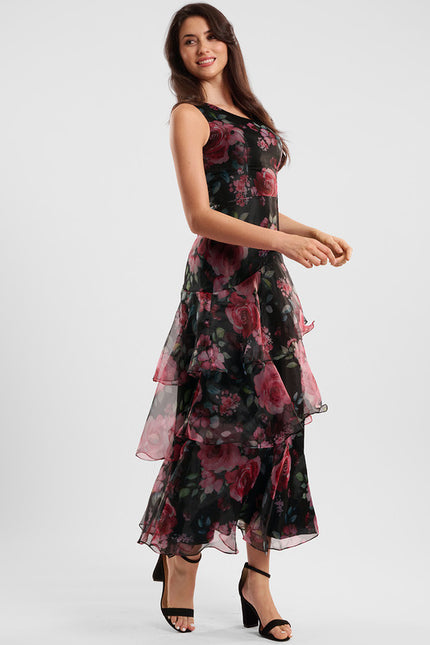 Robe Chic Floralité Nocturne - gallery 3