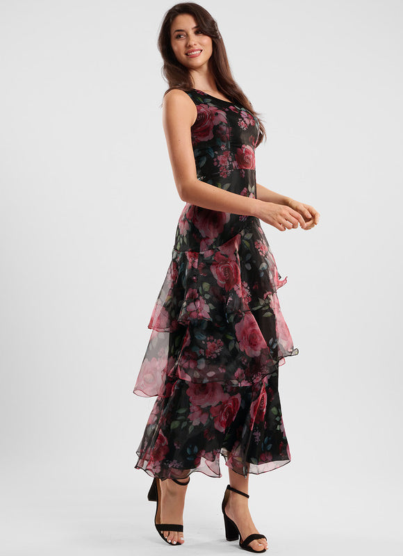 Robe Chic Floralité Nocturne - gallery 3