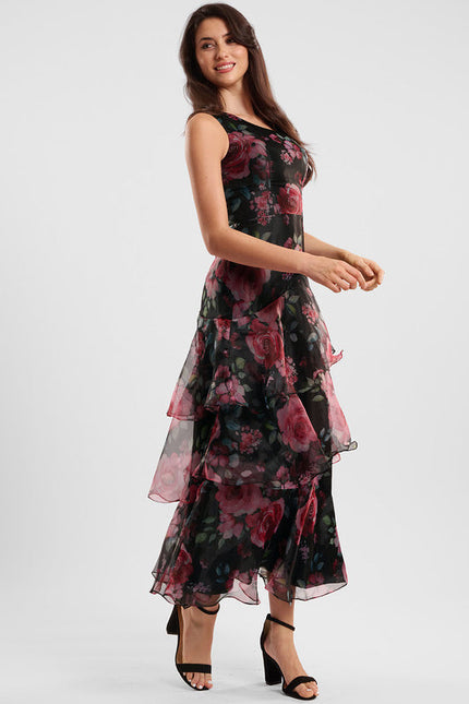 Robe Chic Floralité Nocturne - gallery 3
