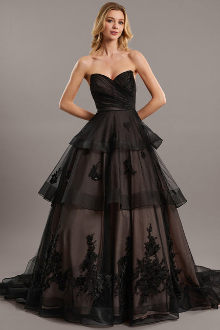Robe Chic Couture Tulle Noir