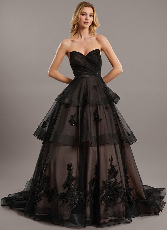 Robe Chic Couture Tulle Noir