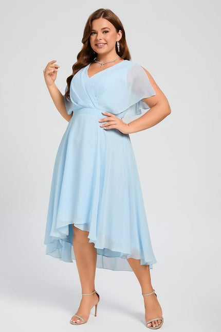 Robe Chic Fluide Bleu Nuit - gallery 5