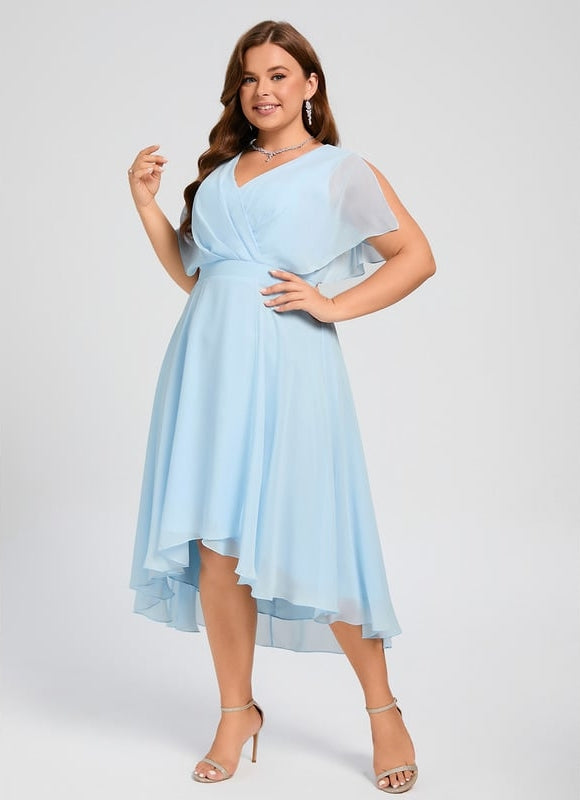 Robe Chic Fluide Bleu Nuit - gallery 5