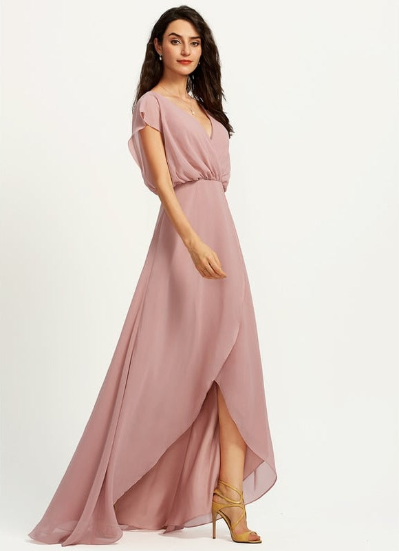 Robe Chic Mousseline Asymétrique - gallery 1