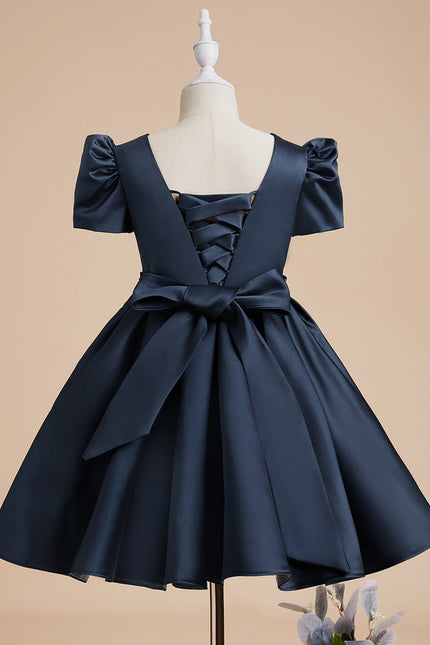 Robe Chic Satin Étoile Enfant - gallery 2