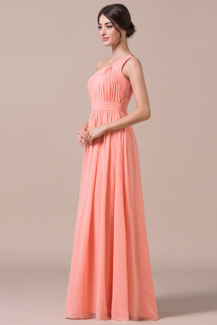 Robe Chic Asymétrique Beige - gallery 3