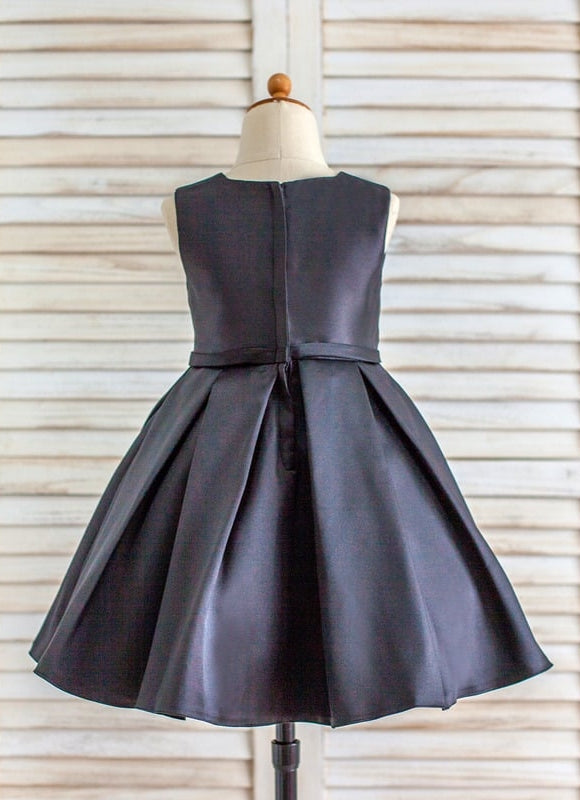 Robe Chic Rouge Satinée Longueur Genou - gallery 3