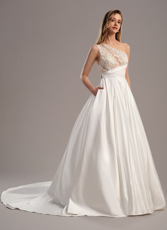 Robe Chic Satin Éclat Raffiné - gallery 2