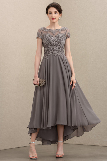 Robe Chic Illusion Grise