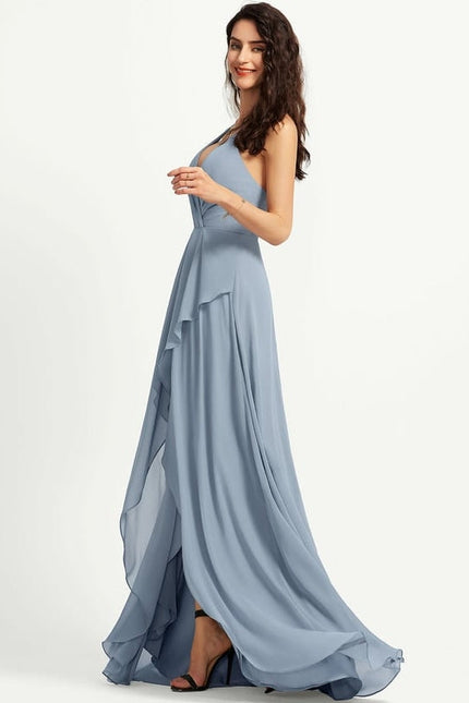 Robe Chic Mousseline Asymétrique - gallery 2