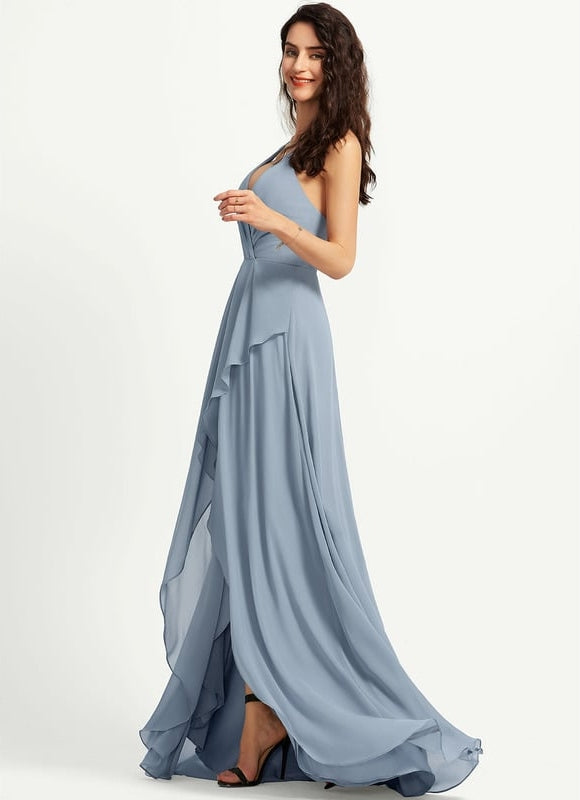 Robe Chic Mousseline Asymétrique - gallery 2