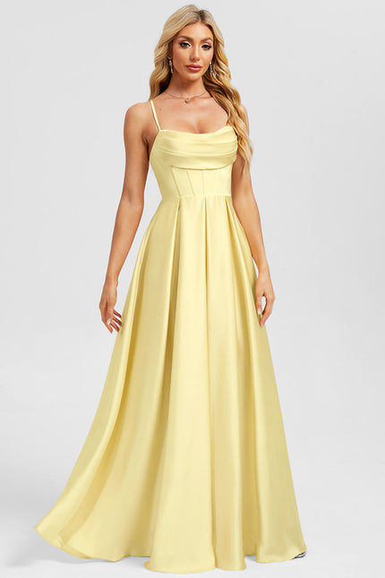 Robe Jaune Chic Mariage