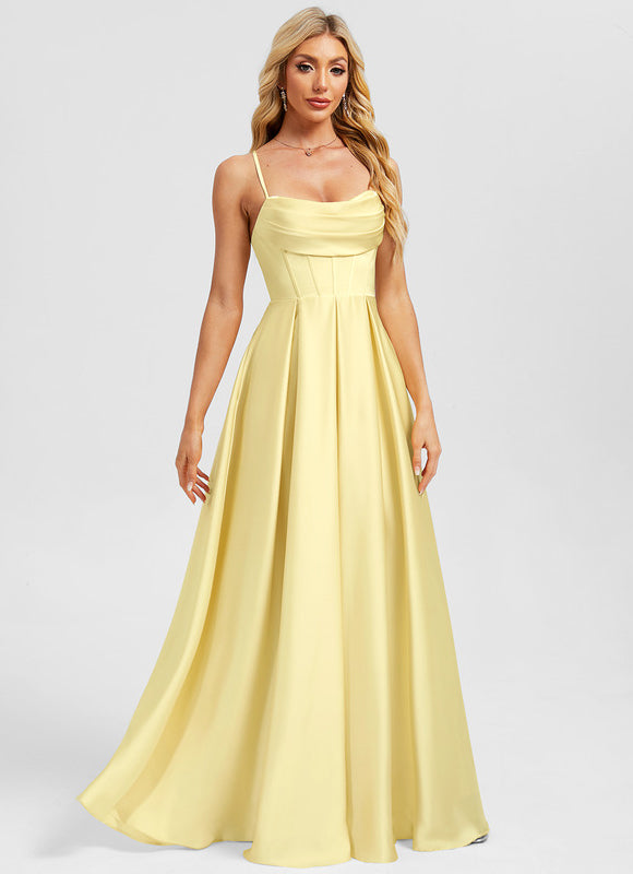 Robe Jaune Chic Mariage