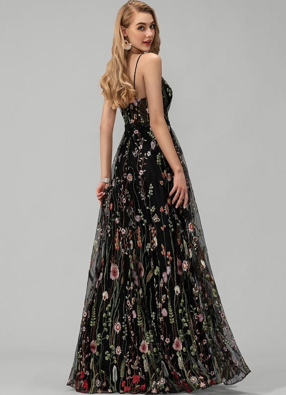 Robe Chic Fleur Dobsidienne - gallery 1