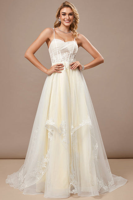 Robe Chic Tulle Ivoire - gallery 3