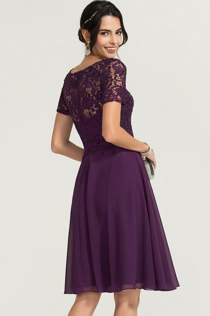 Robe Chic Chiffon Éclatante - gallery 4