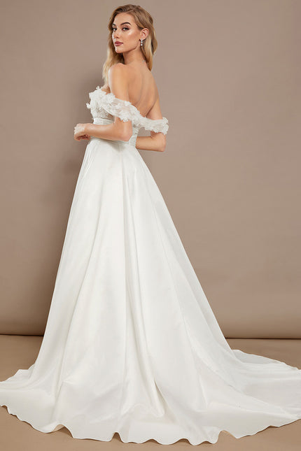 Robe Chic Élégance Florale Satinée - gallery 5