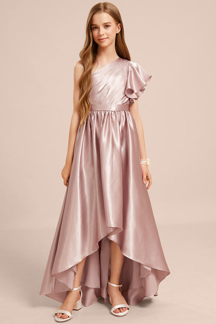 Robe Chic Satin Rose Clair - gallery 1