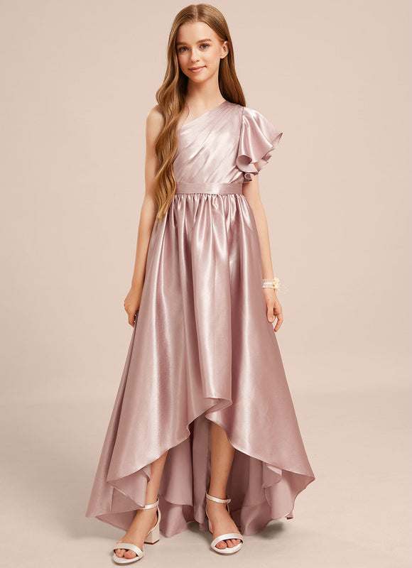 Robe Chic Satin Rose Clair - gallery 1