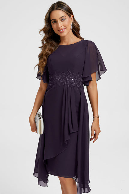 Robe Chic Mauve Fluide - gallery 3