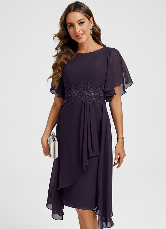 Robe Chic Mauve Fluide - gallery 3
