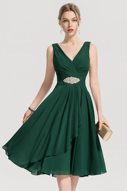 Robe Chic Verte Fluidité - gallery 6