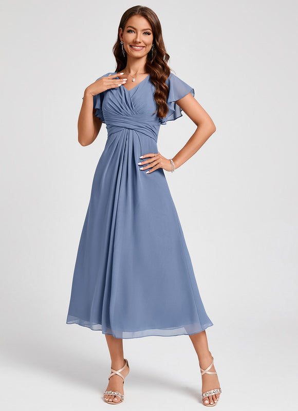 Robe Chic À Volants Florale