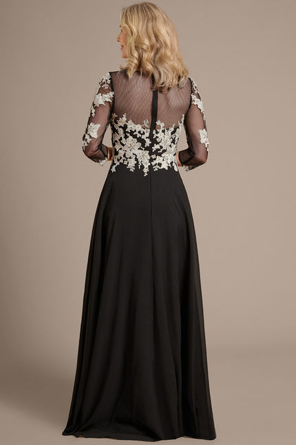 Robe Chic Élégante Noire - gallery 5