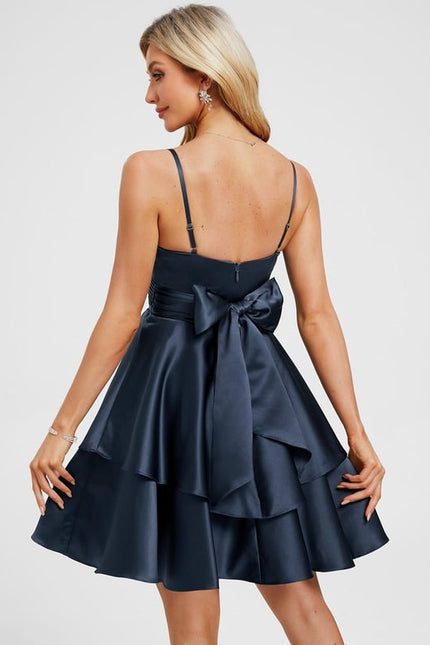 Robe De Soirée Chic En Soie - gallery 5