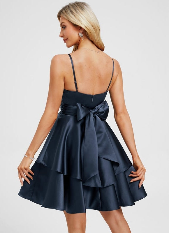 Robe De Soirée Chic En Soie - gallery 5