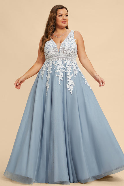 Robe Chic Glamour Tulle Longueur - gallery 4