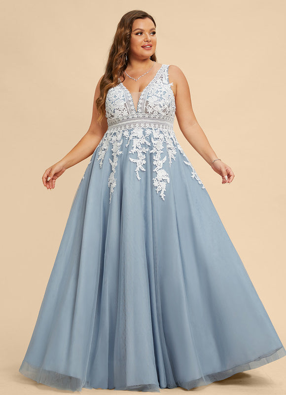 Robe Chic Glamour Tulle Longueur - gallery 4