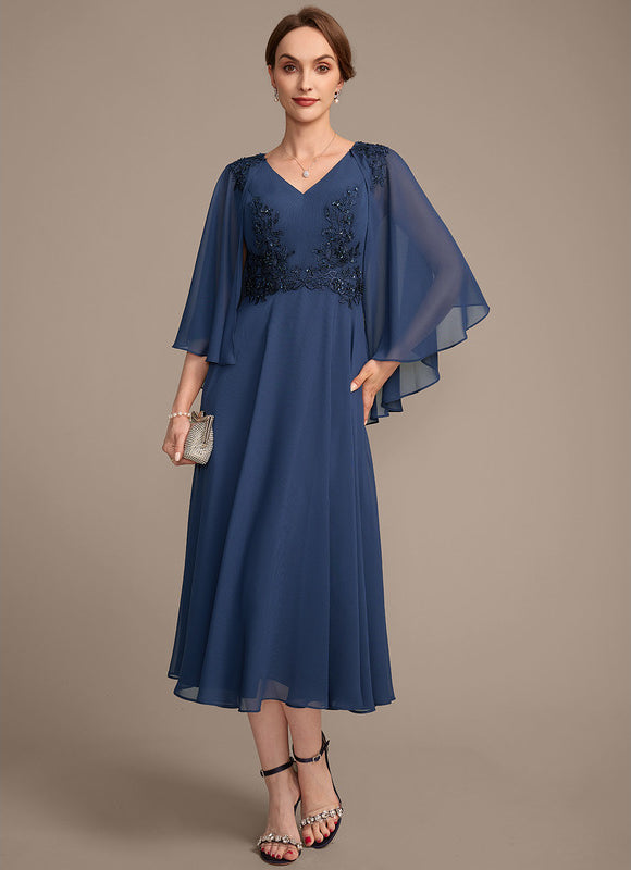 Robe Chic Aérienne Marine