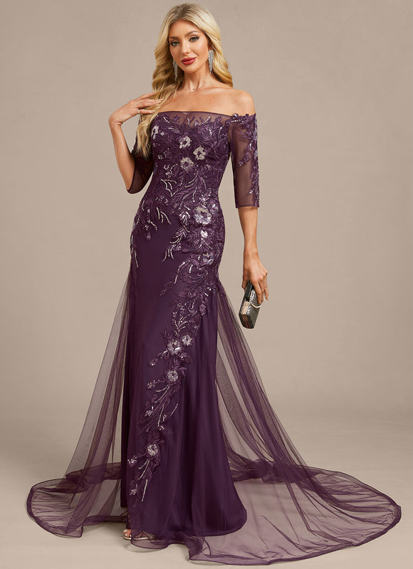 Robe Chic Élégante Mauve - gallery 3