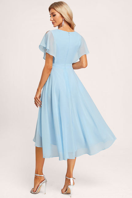Robe Chic Fluide Bleu Nuit - gallery 1