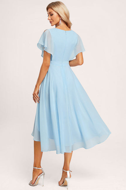 Robe Chic Fluide Bleu Nuit - gallery 1