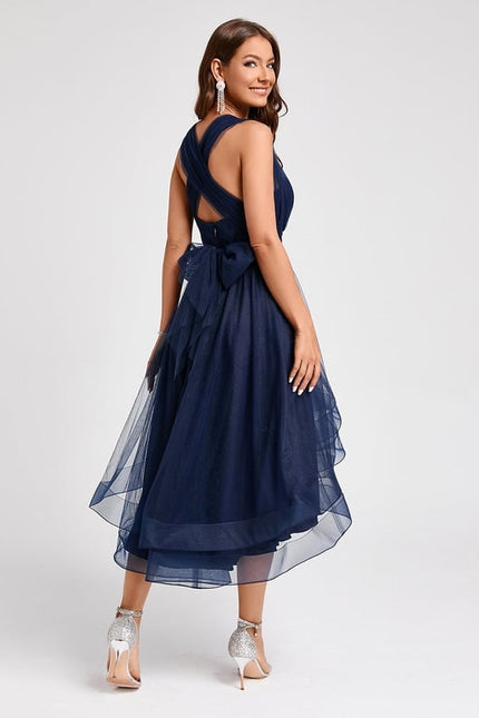 Robe Chic Drapée Moderne - gallery 2